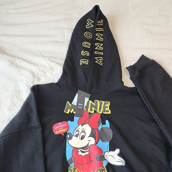 Disney Black Minnie Mouse Wide Leg Jumpsuit - Picture 2 of 9